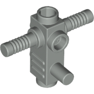 Lego tělo řetězové pily, světle šedá (251602, 4144319)